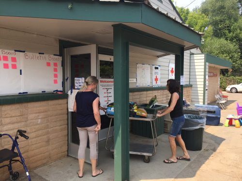 Sonora's Mother Lode Fairgrounds Red Cross Evacuation Center, Image July 20, 2017