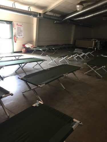 Sonora's Mother Lode Fairgrounds Red Cross Evacuation Center, Image July 20, 2017